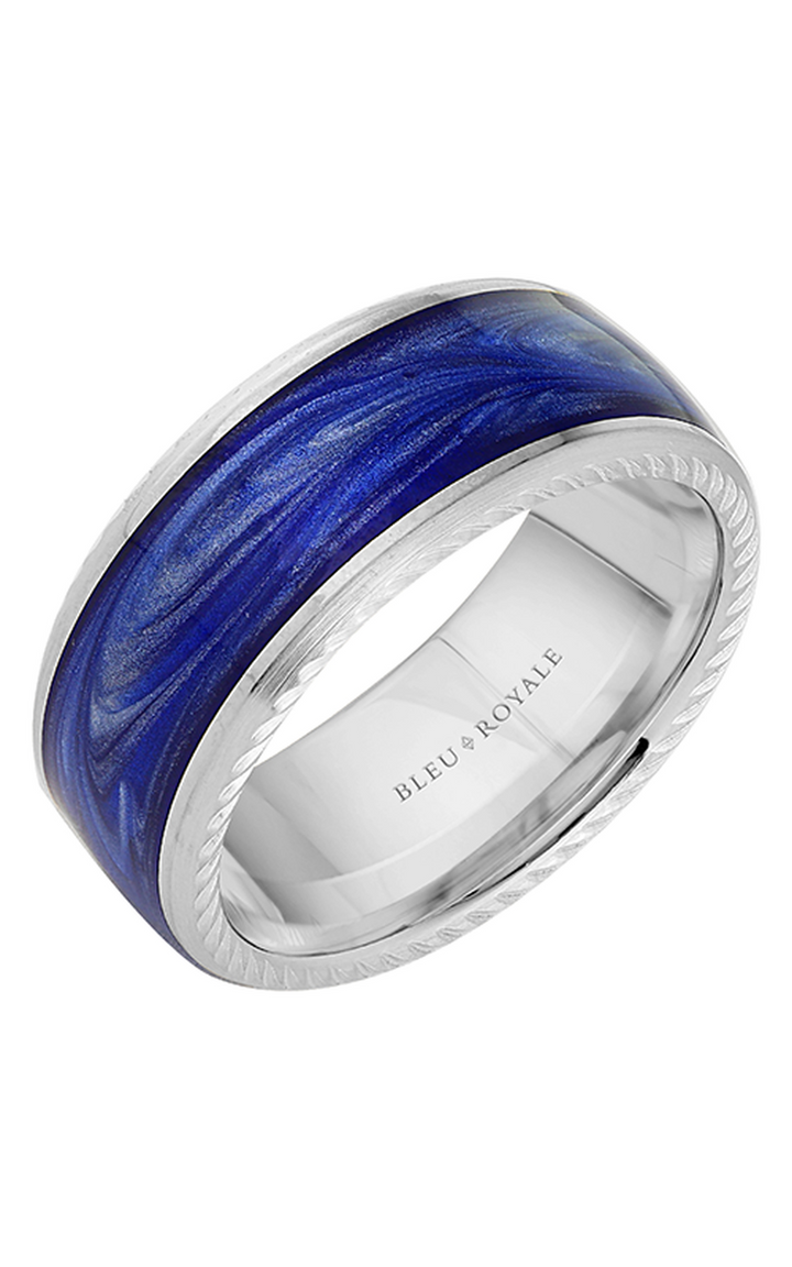 Bleu Royale Men's Wedding Band RYL-133UBW95