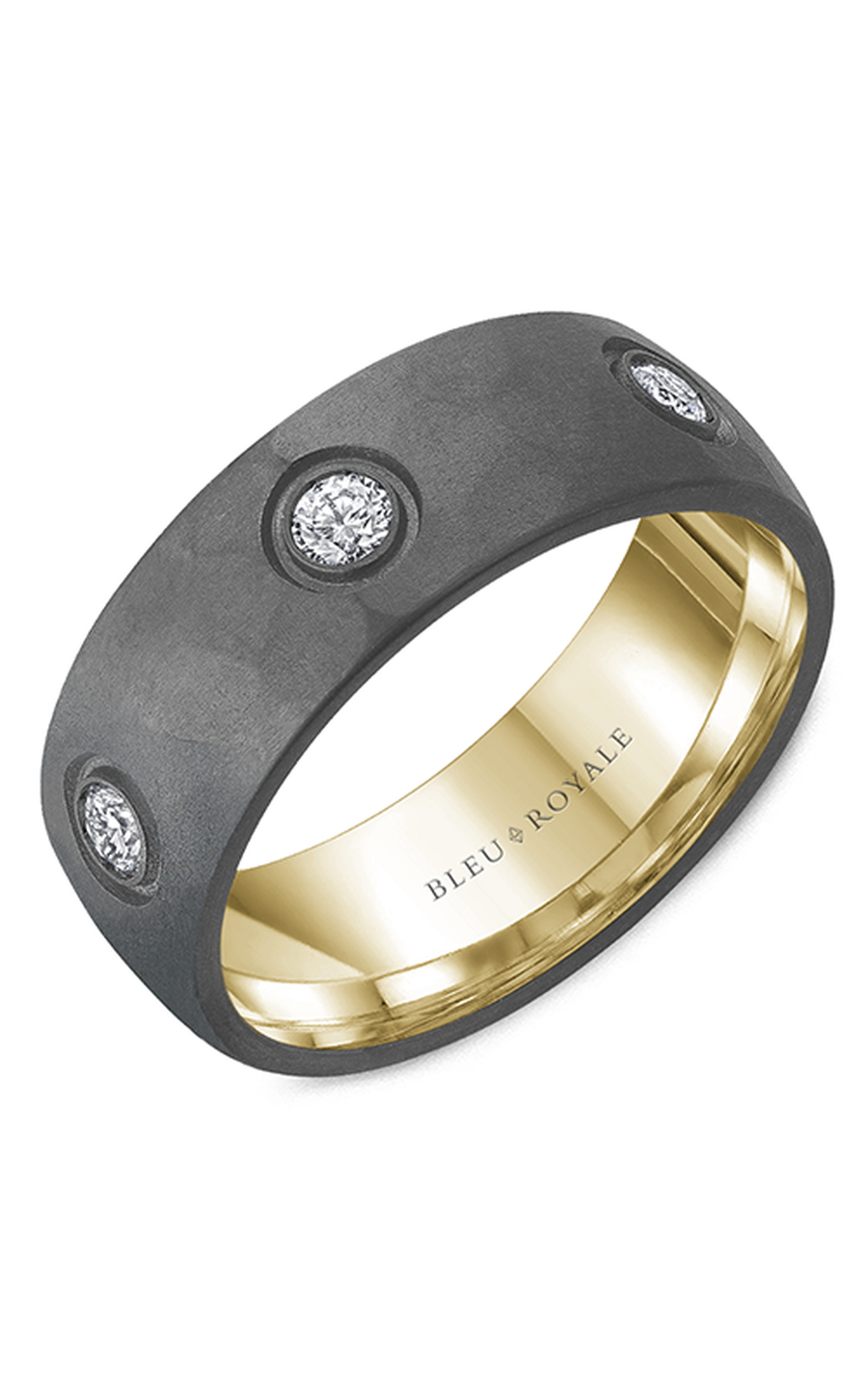 Bleu Royale Men's Wedding Band RYL-137TYD8