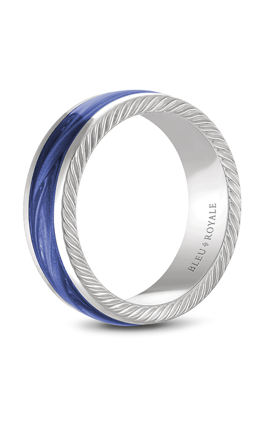 Bleu Royale Men's Wedding Band RYL-133UBW95