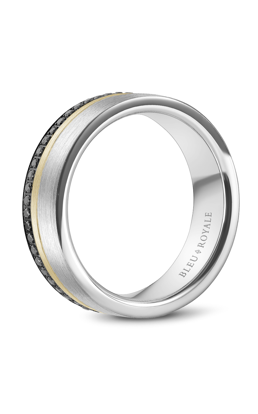 Bleu Royale Men's Wedding Band RYL-070YWBD7