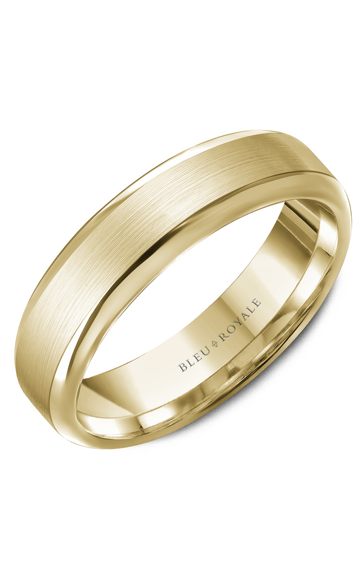 Bleu Royale Men's Wedding Band RYL-076Y6