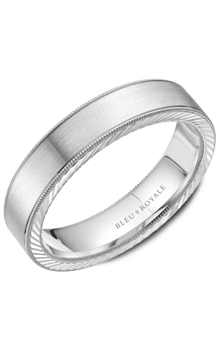 Bleu Royale Men's Wedding Band RYL-078W5