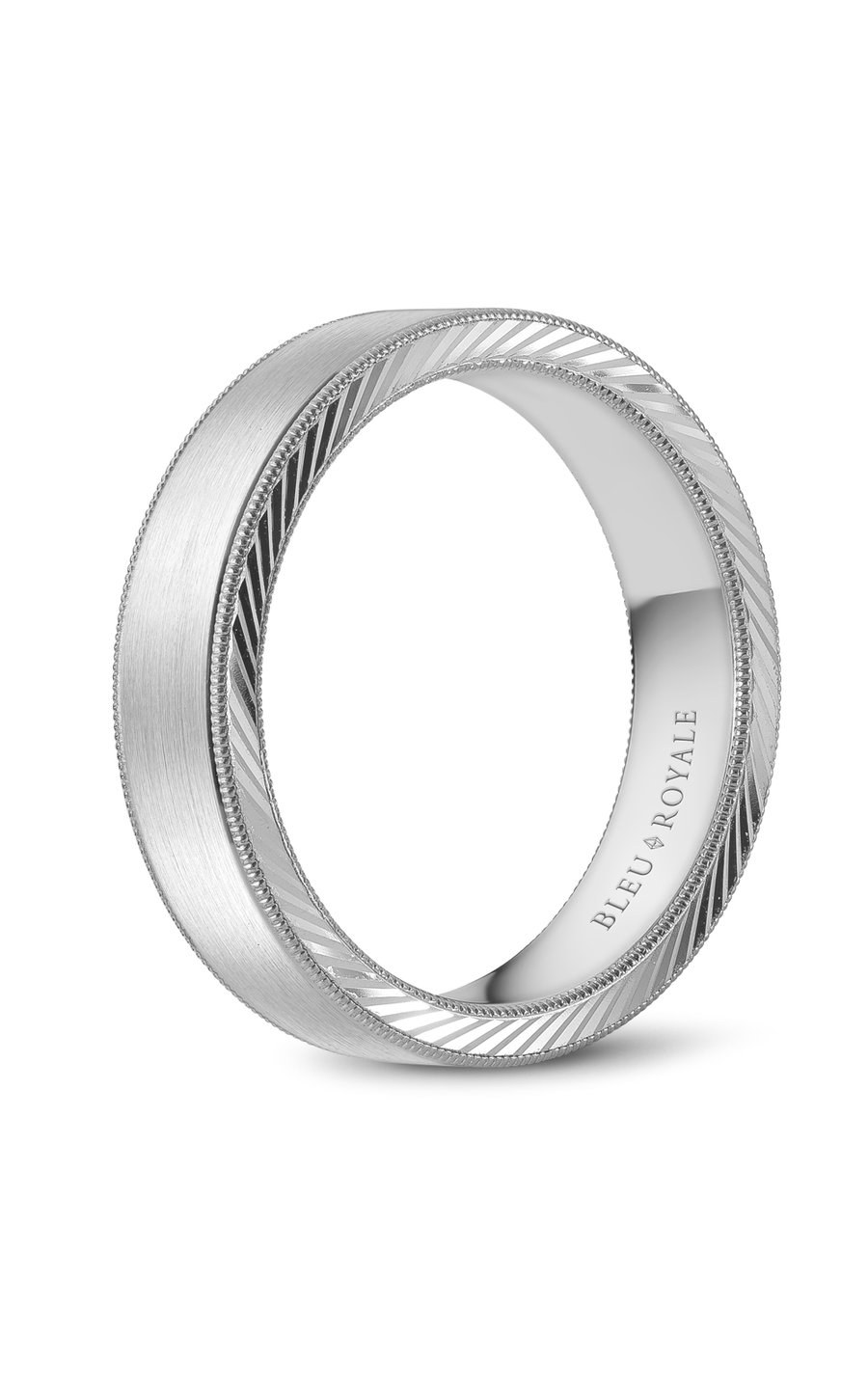 Bleu Royale Men's Wedding Band RYL-078W5