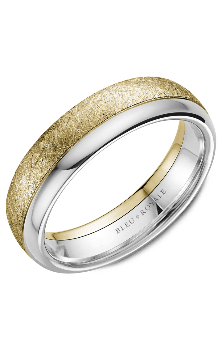 Bleu Royale Men's Wedding Band RYL-081YW6