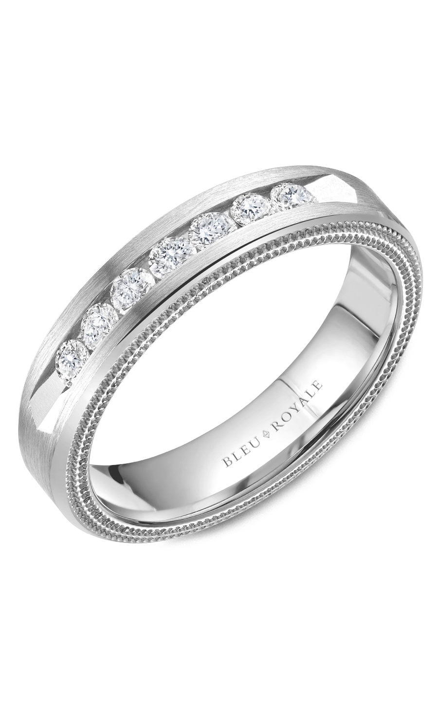 Bleu Royale Men's Wedding Band RYL-085WD55