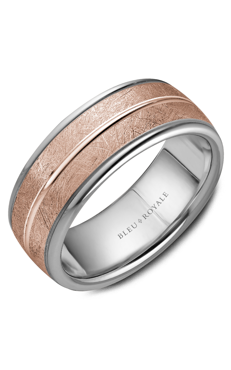 Bleu Royale Men's Wedding Band RYL-102RW85