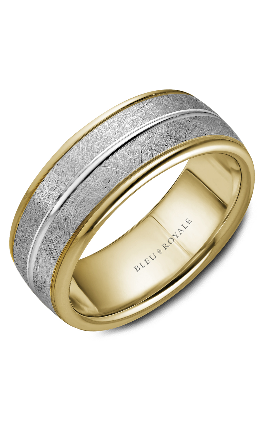 Bleu Royale Men's Wedding Band RYL-102WY85