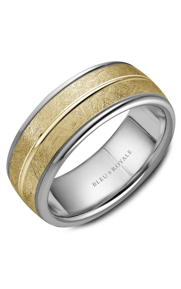 Bleu Royale Men's Wedding Band RYL-102YW85