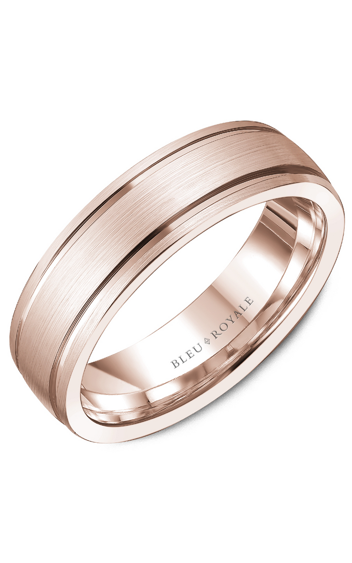 Bleu Royale Men's Wedding Band RYL-103R65