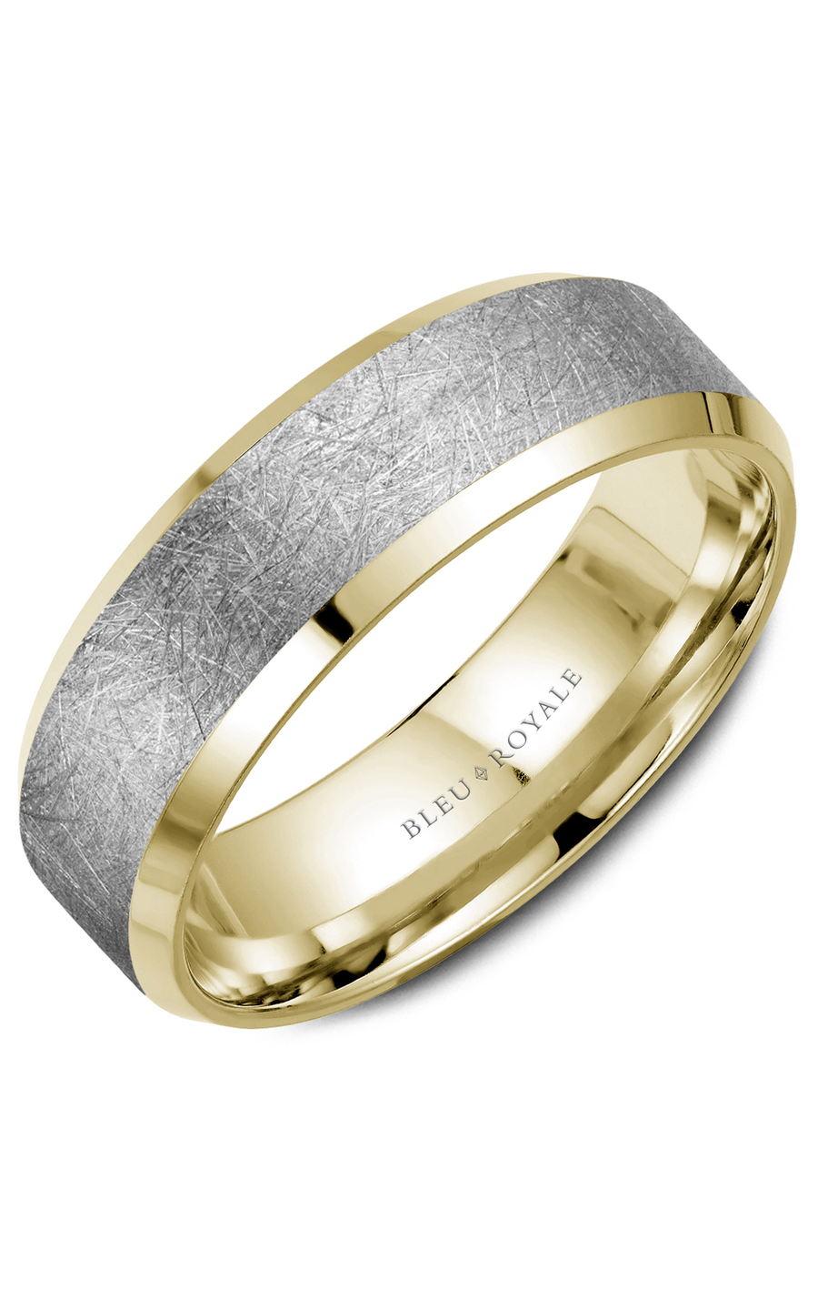 Bleu Royale Men's Wedding Band RYL-104WY7