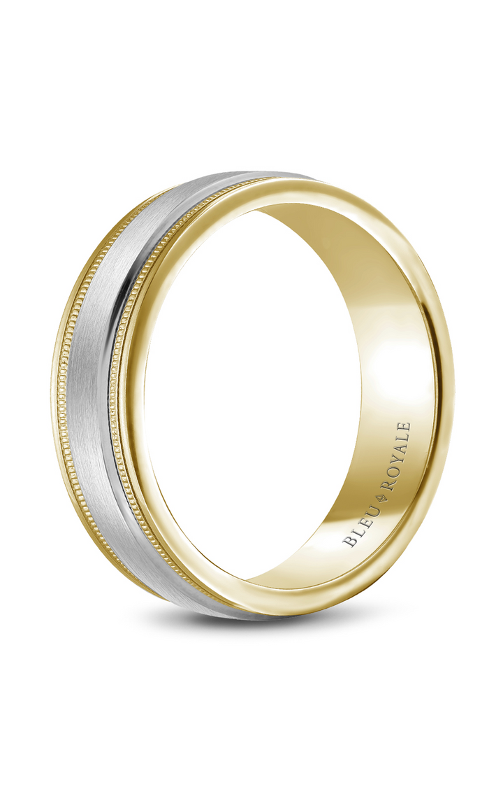 Bleu Royale Men's Wedding Band RYL-105WY65