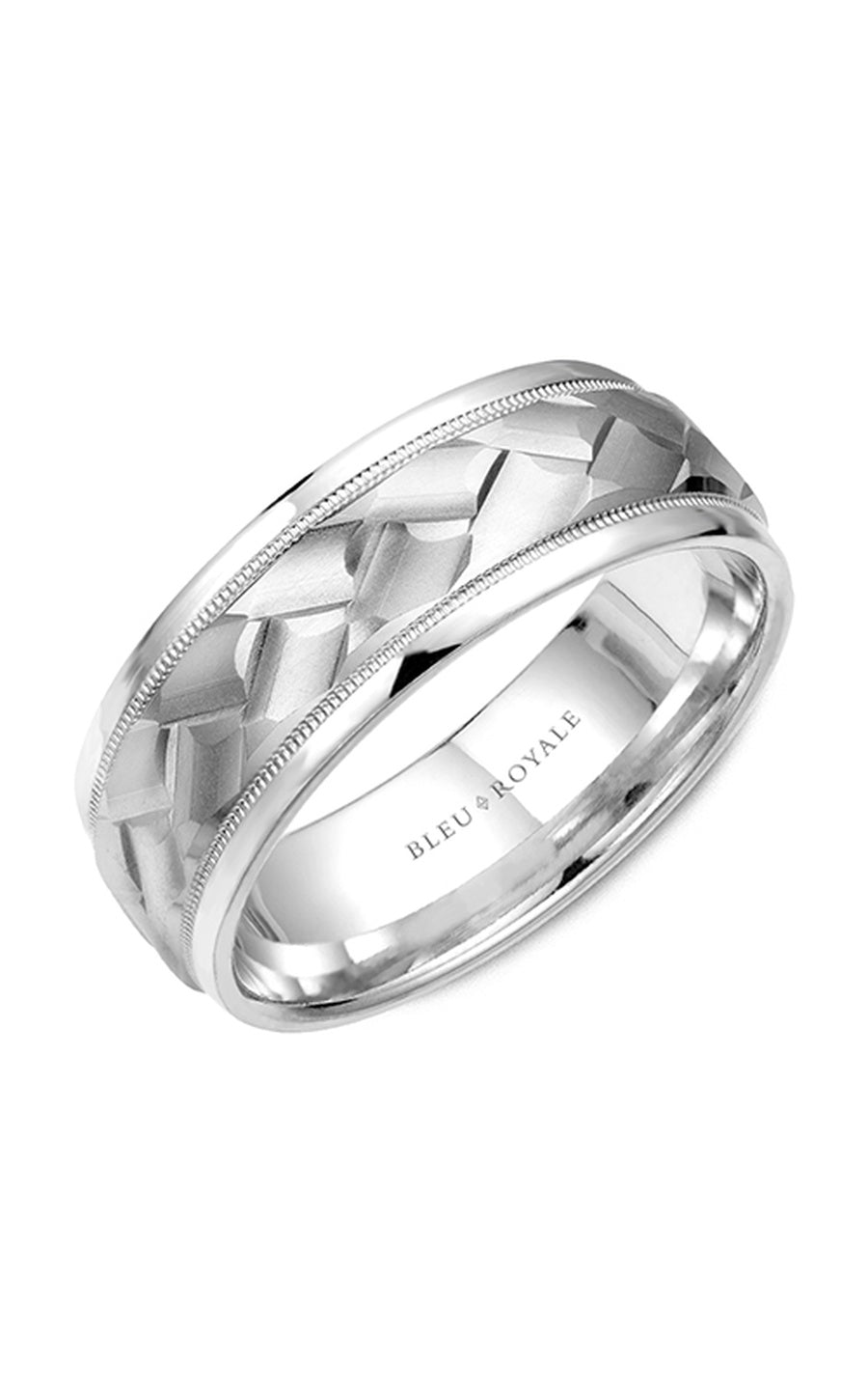 Bleu Royale Men's Wedding Band RYL-111W85