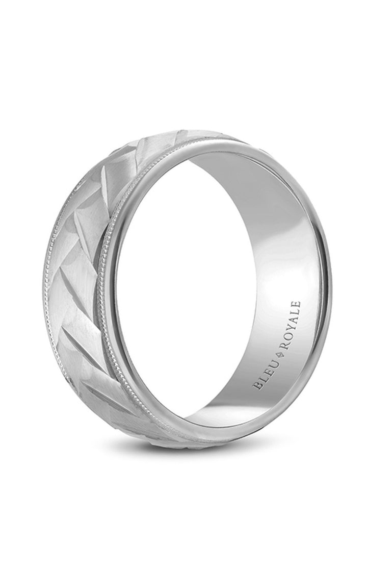 Bleu Royale Men's Wedding Band RYL-111W85