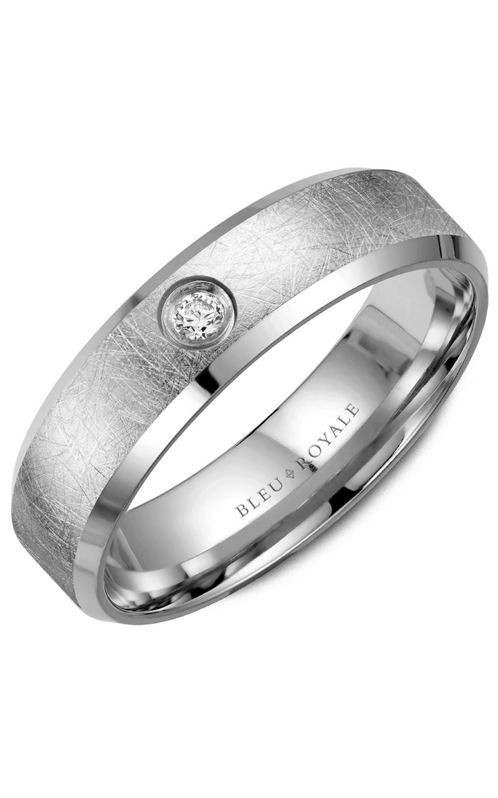 Bleu Royale Men's Wedding Band RYL-117WD65