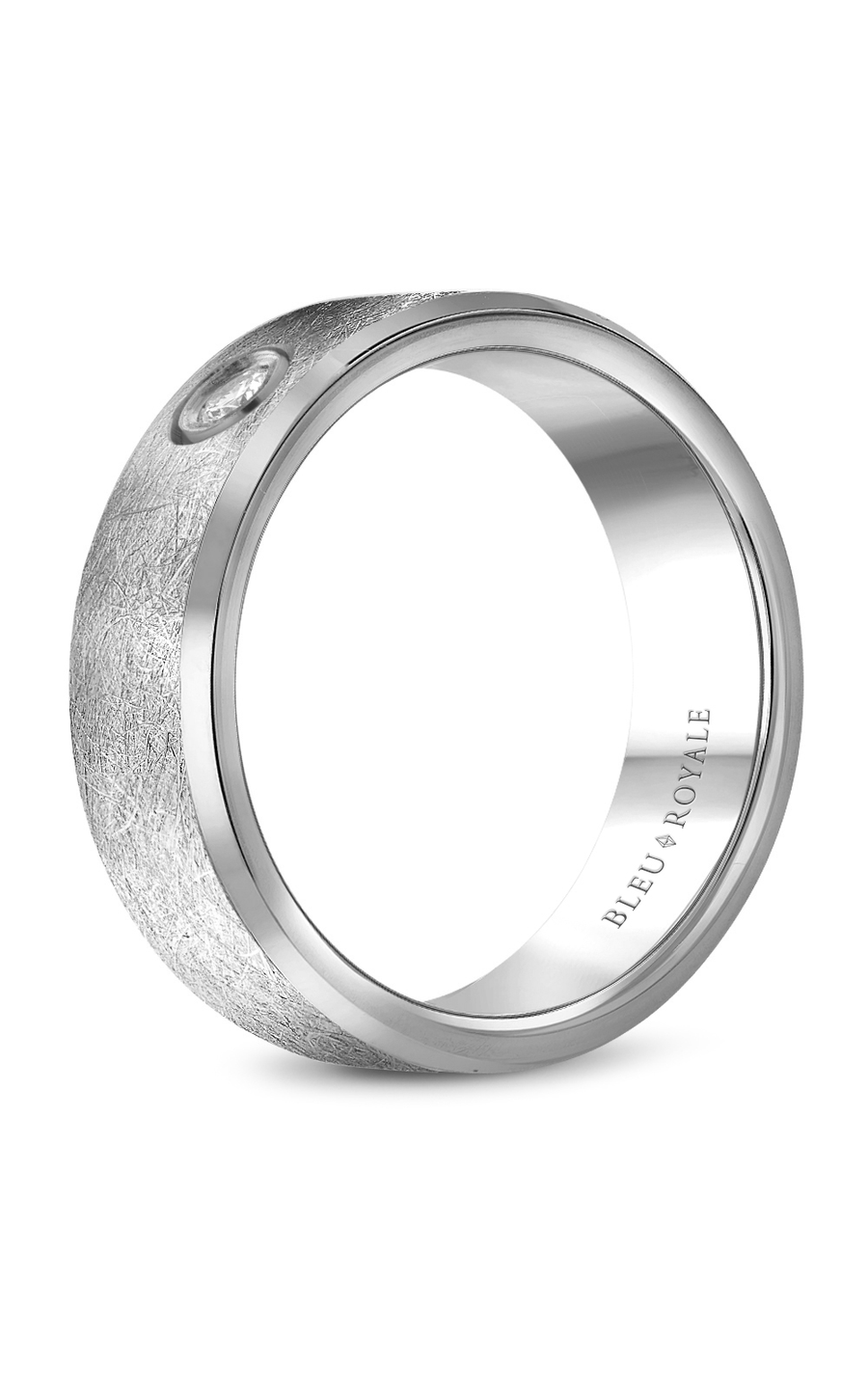 Bleu Royale Men's Wedding Band RYL-117WD65