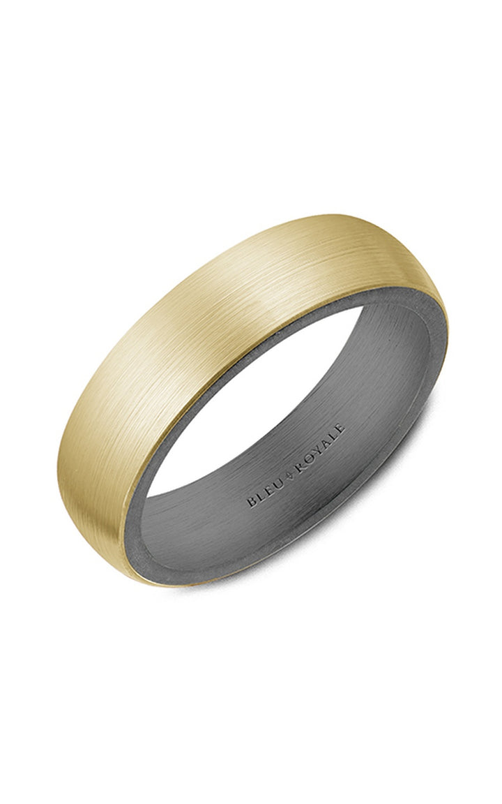 Bleu Royale Men's Wedding Band RYL-128YT6