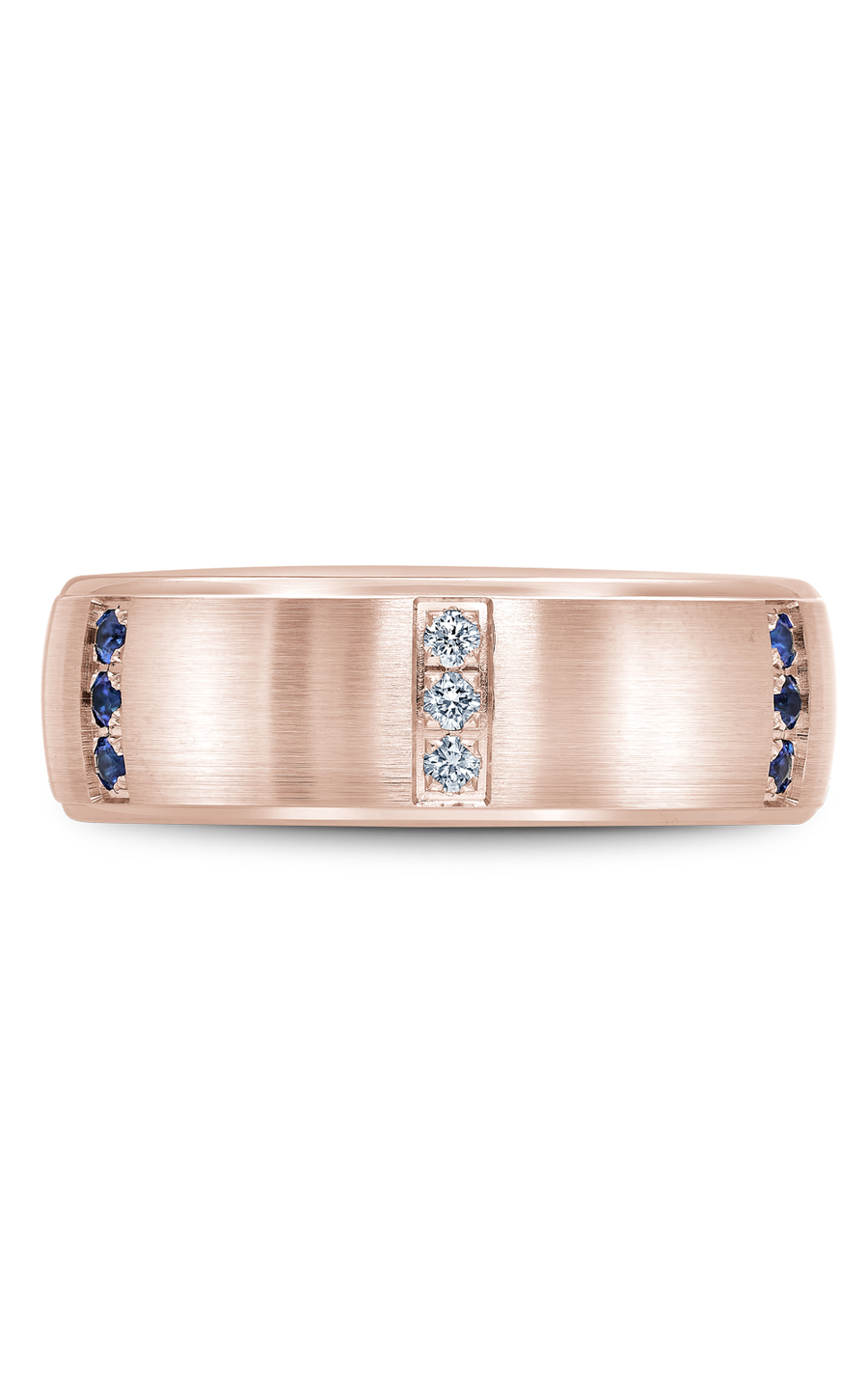 Bleu Royale Men's Wedding Band RYL-008RDS75