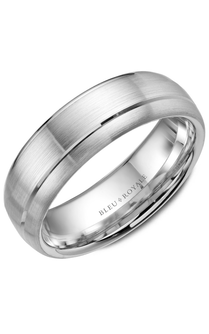 Bleu Royale Wedding Band RYL-003W65