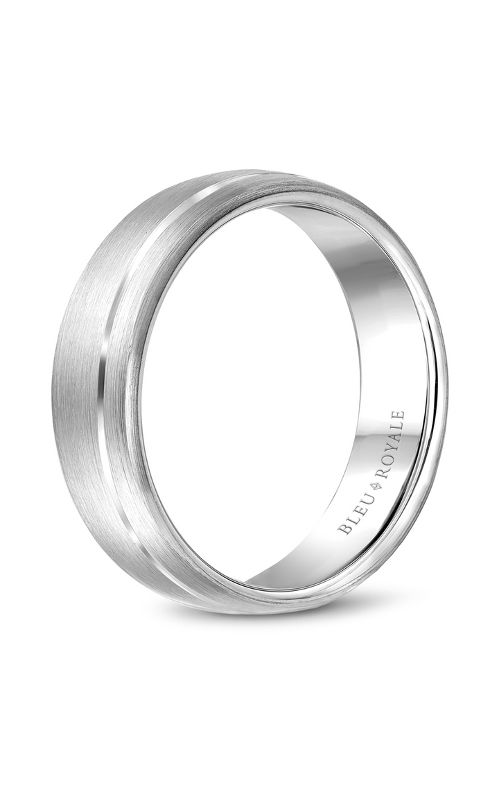 Bleu Royale Wedding Band RYL-003W65