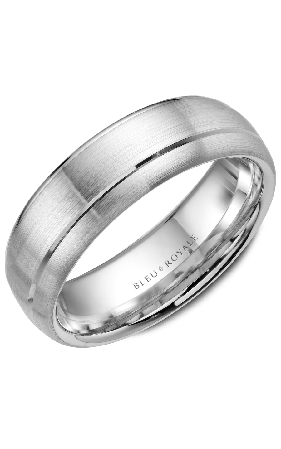 Bleu Royale Wedding Band RYL-003W65