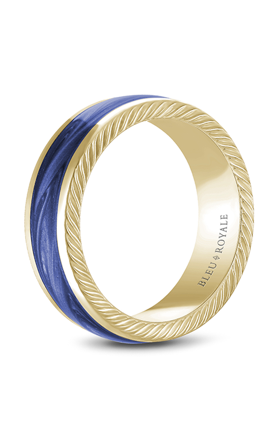 Bleu Royale Men's Wedding Band RYL-133UBY95