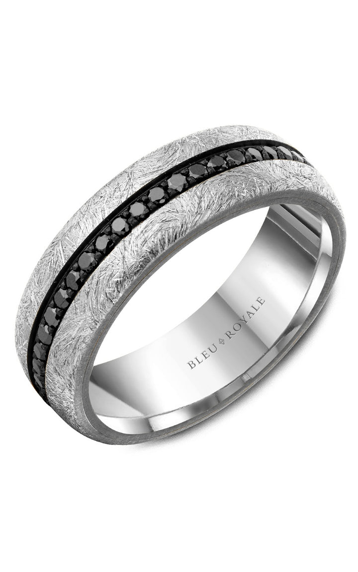 Bleu Royale Men's Wedding Band RYL-161WTBD7