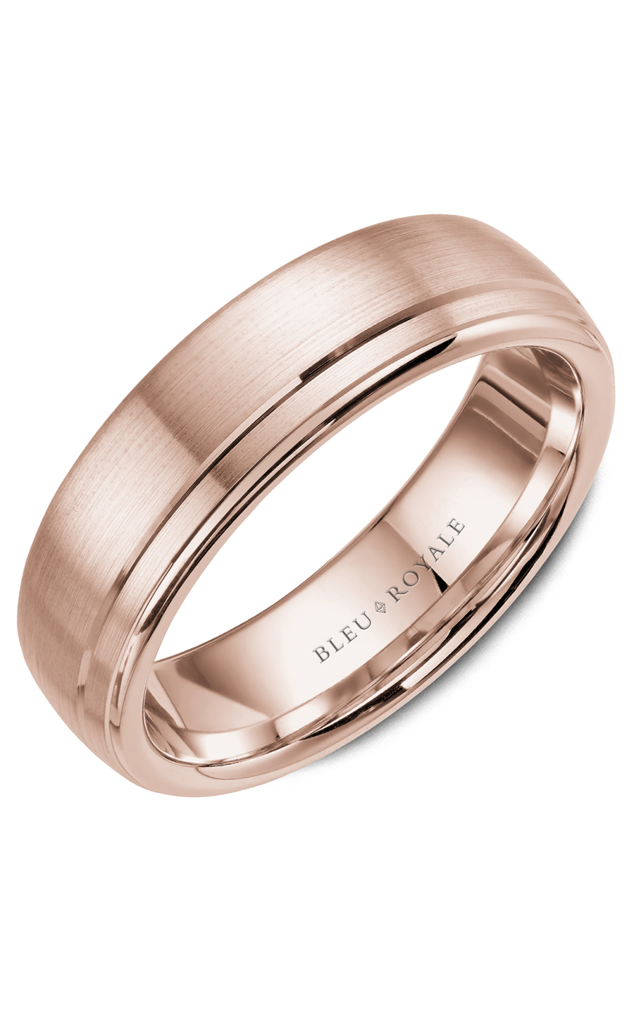 Bleu Royale Men's Wedding Band RYL-001R65