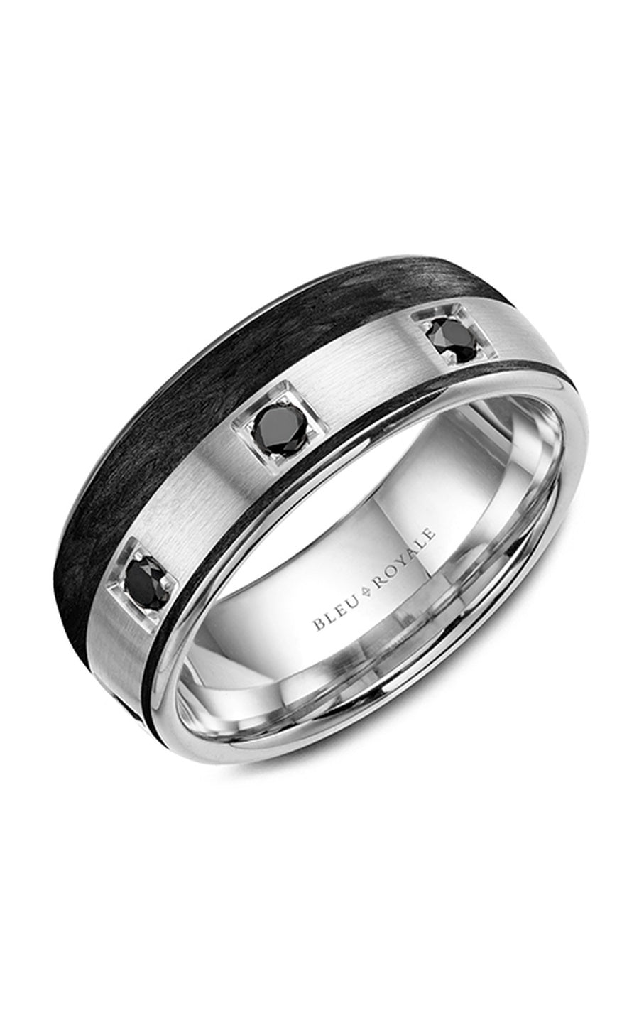 Bleu Royale Men's Wedding Band RYL-019WBD85