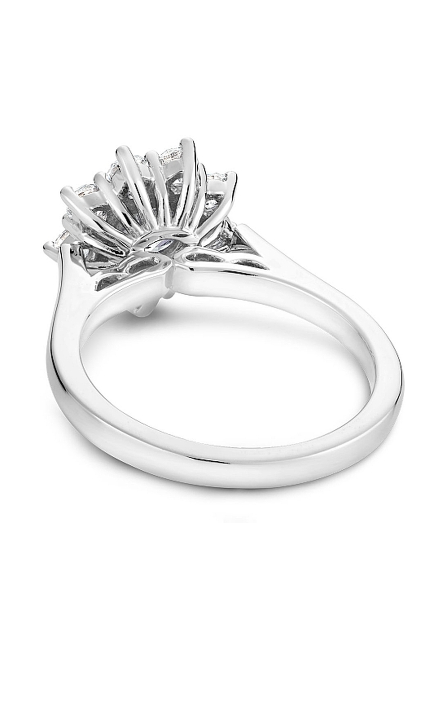 Noam Carver Floral Engagement Ring B090-01A