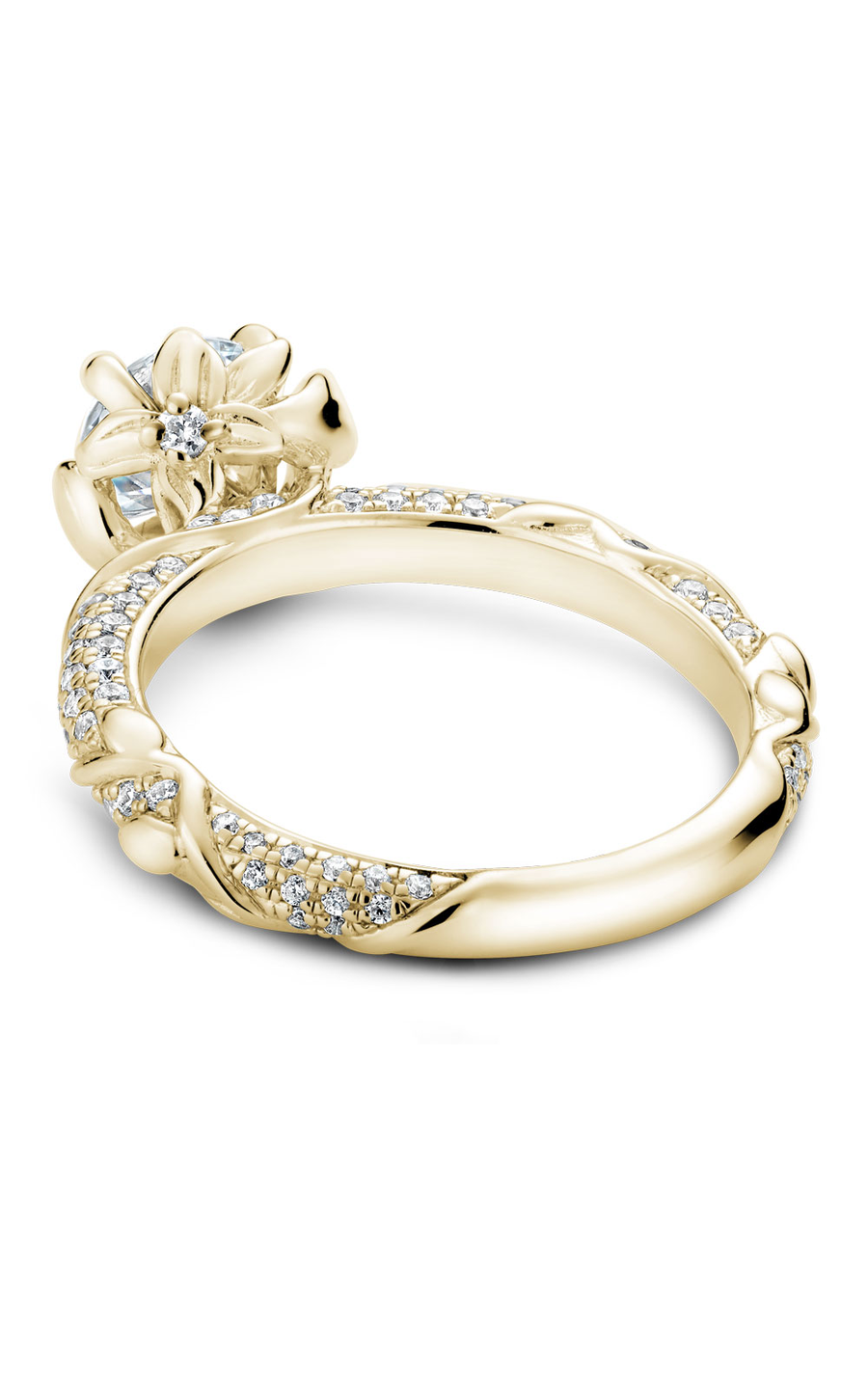 Noam Carver Floral Engagement Ring B081-02YA