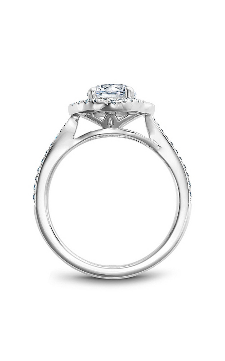 Noam Carver Floral Engagement Ring B176-01A