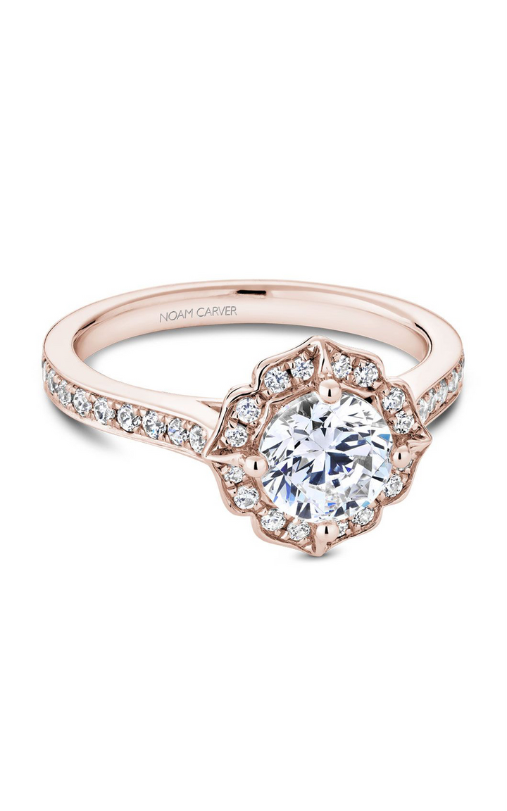 Noam Carver Floral Engagement Ring R031-01RA