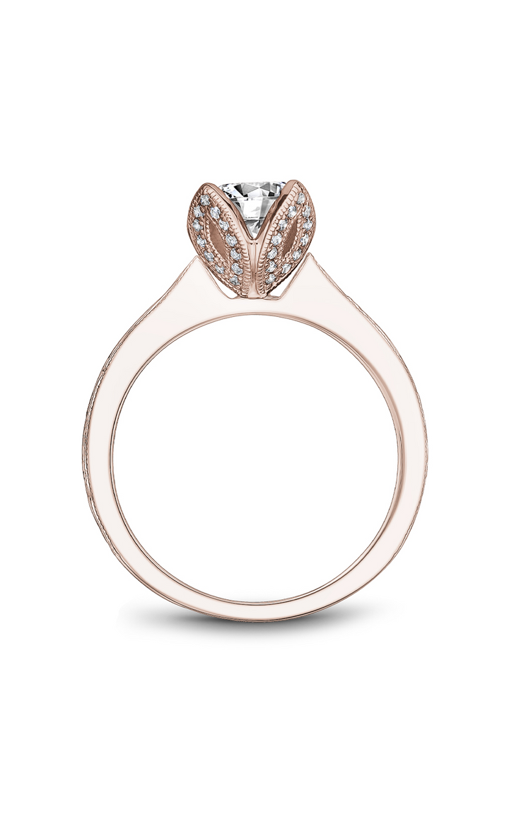 Noam Carver Floral Engagement Ring B019-03REA