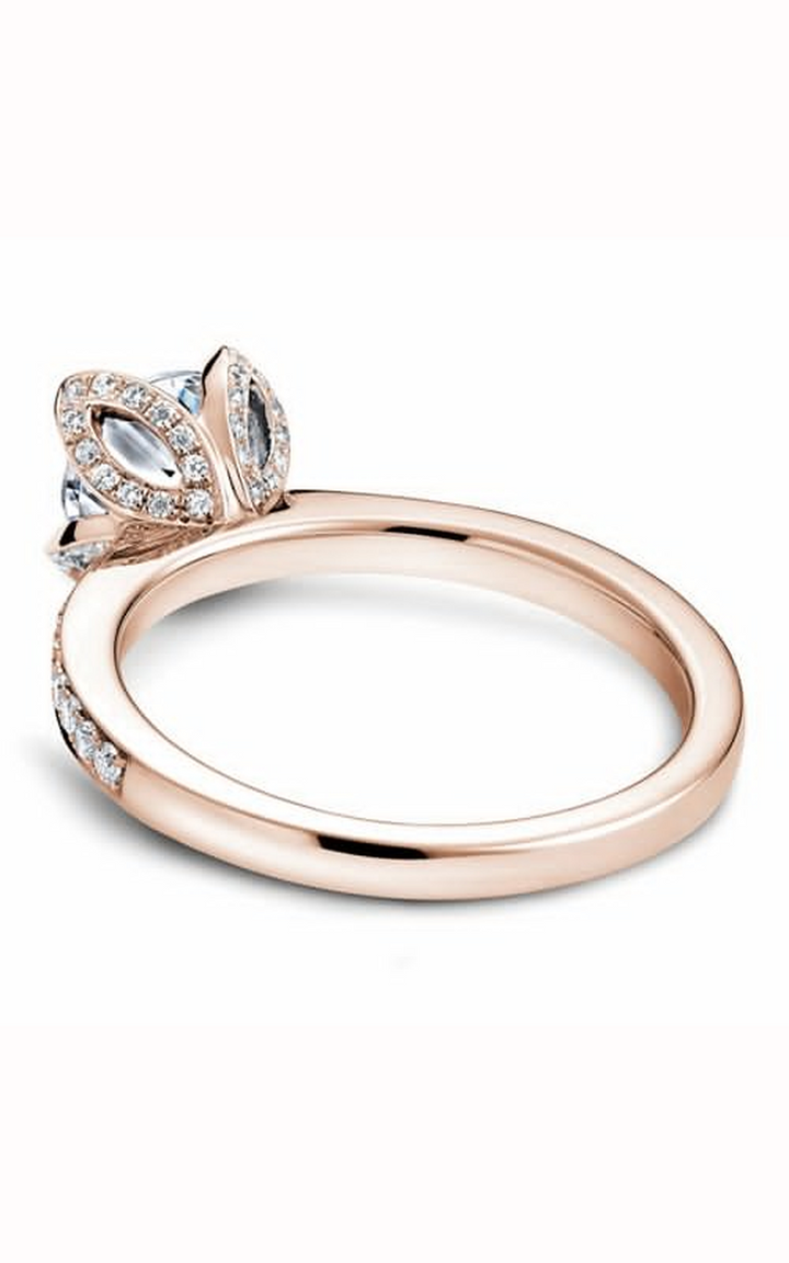 Noam Carver Floral Engagement Ring B019-01RA