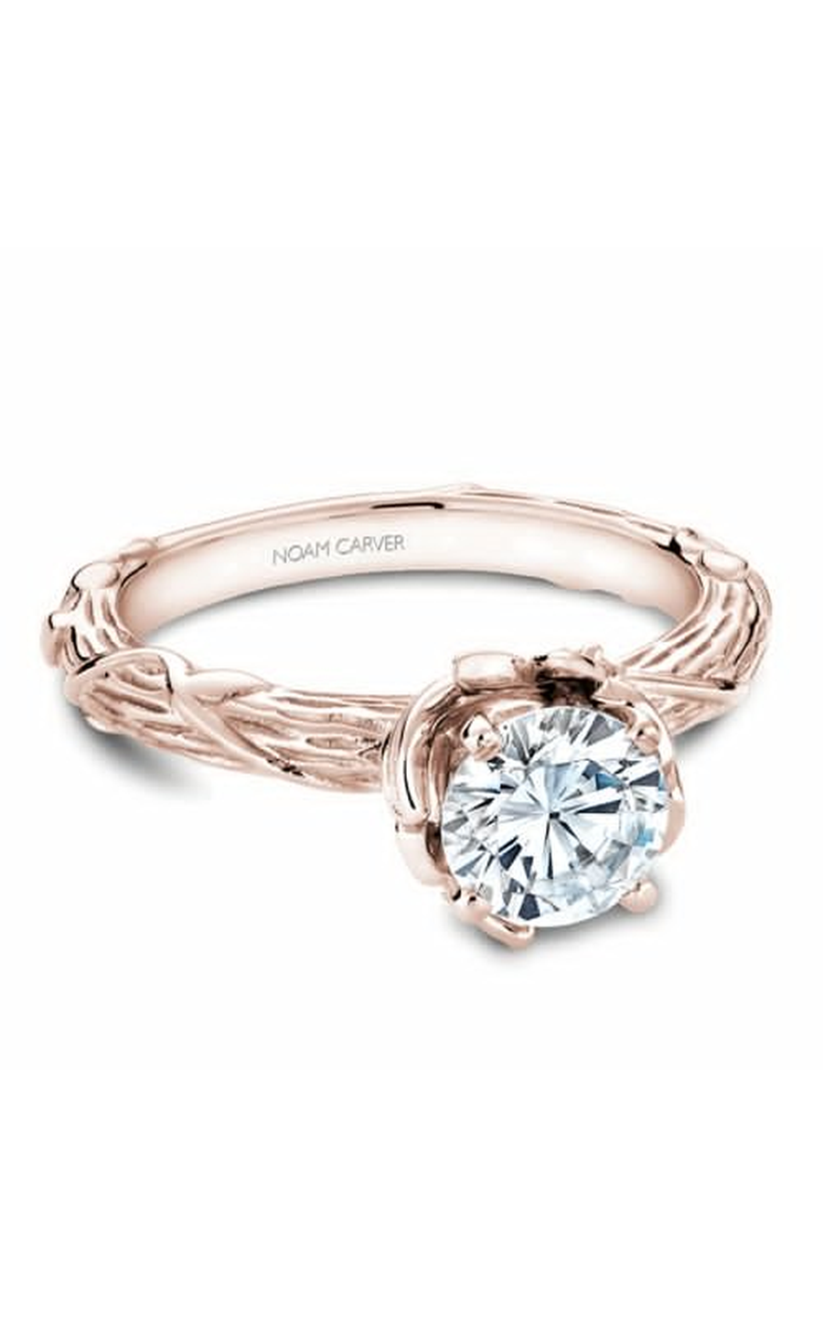 Noam Carver Floral Engagement Ring B081-01RA