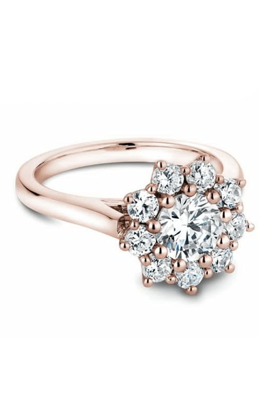 Noam Carver Floral Engagement Ring B090-01RA