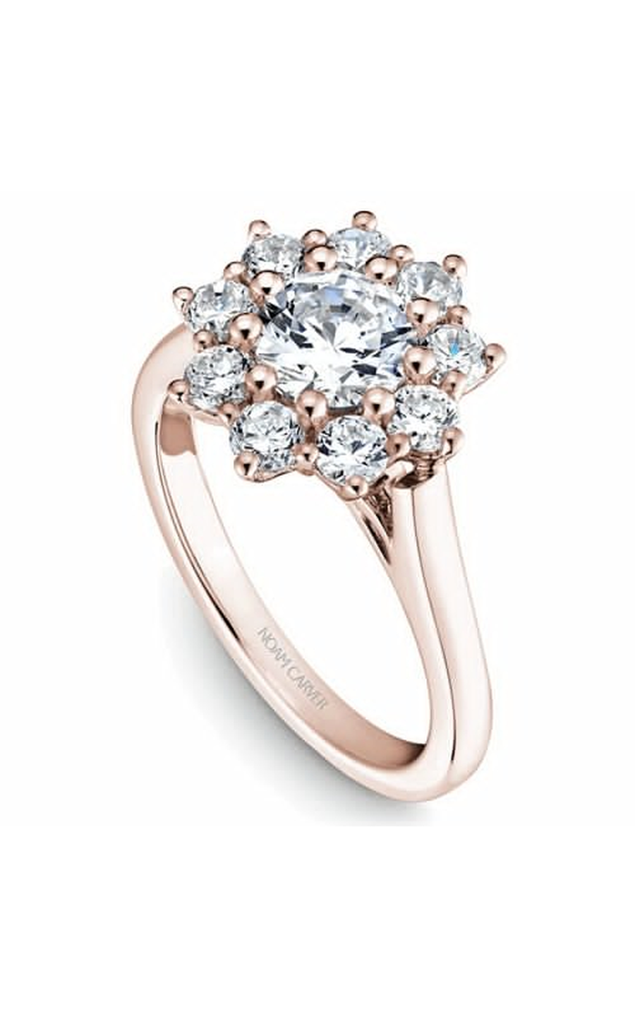 Noam Carver Floral Engagement Ring B090-01RA