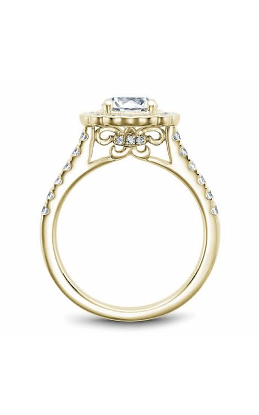 Noam Carver Floral Engagement Ring B150-01YA