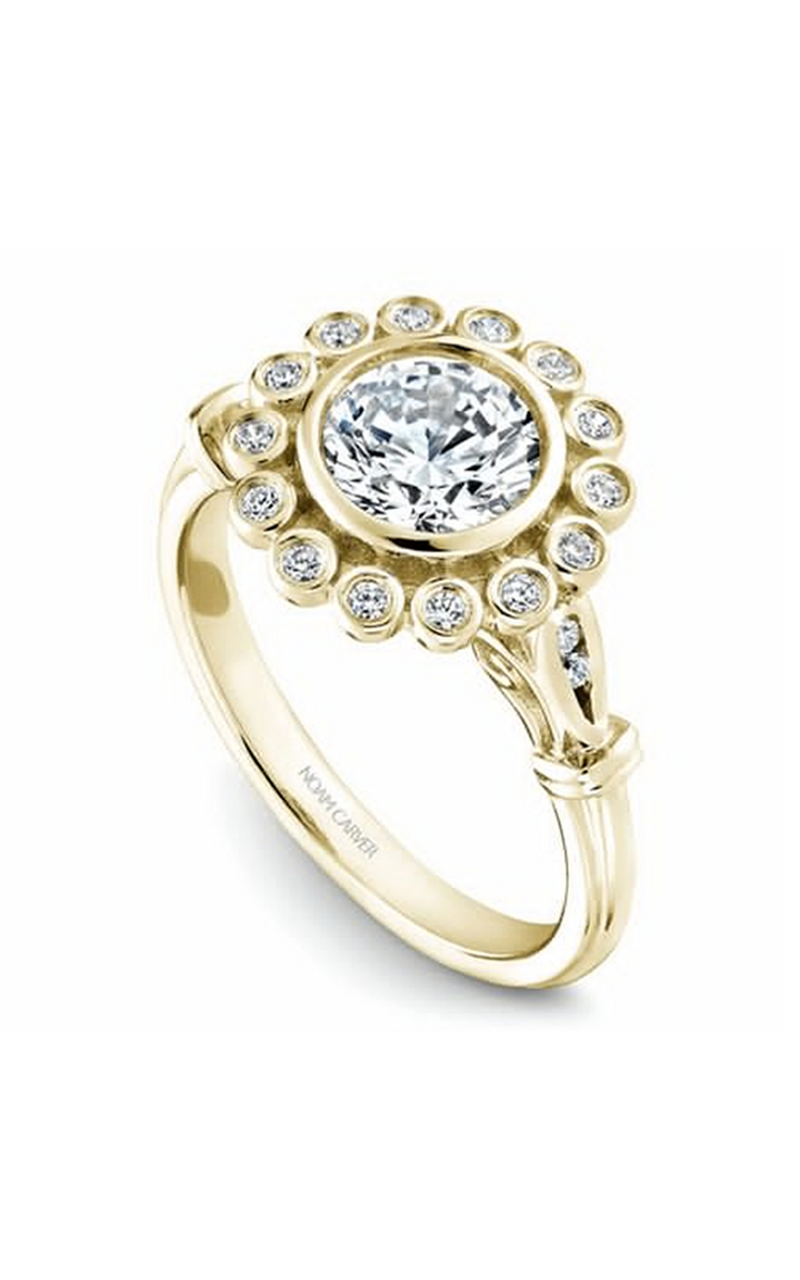 Noam Carver Floral Engagement Ring B170-01YA