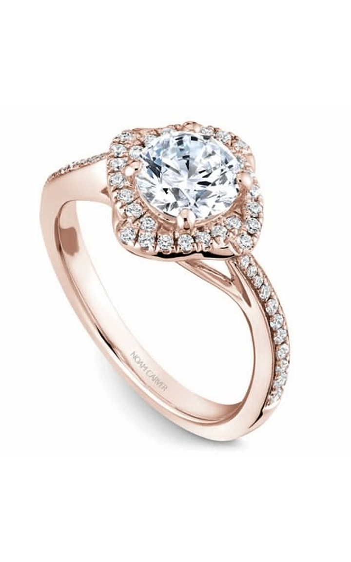 Noam Carver Floral Engagement Ring B176-01RA