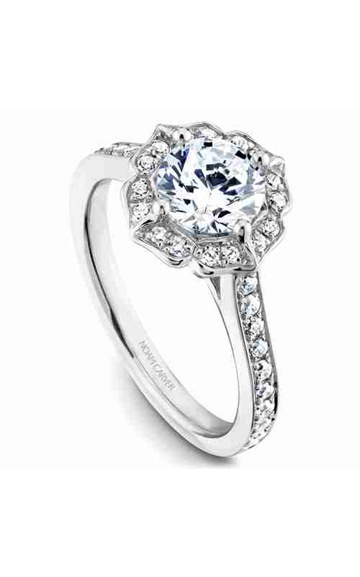 Noam Carver Floral Engagement Ring R031-01A