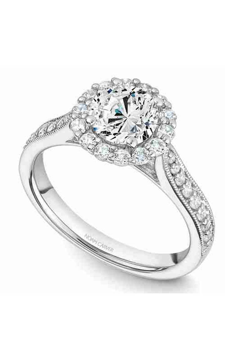 Noam Carver Floral Engagement Ring B250-01A