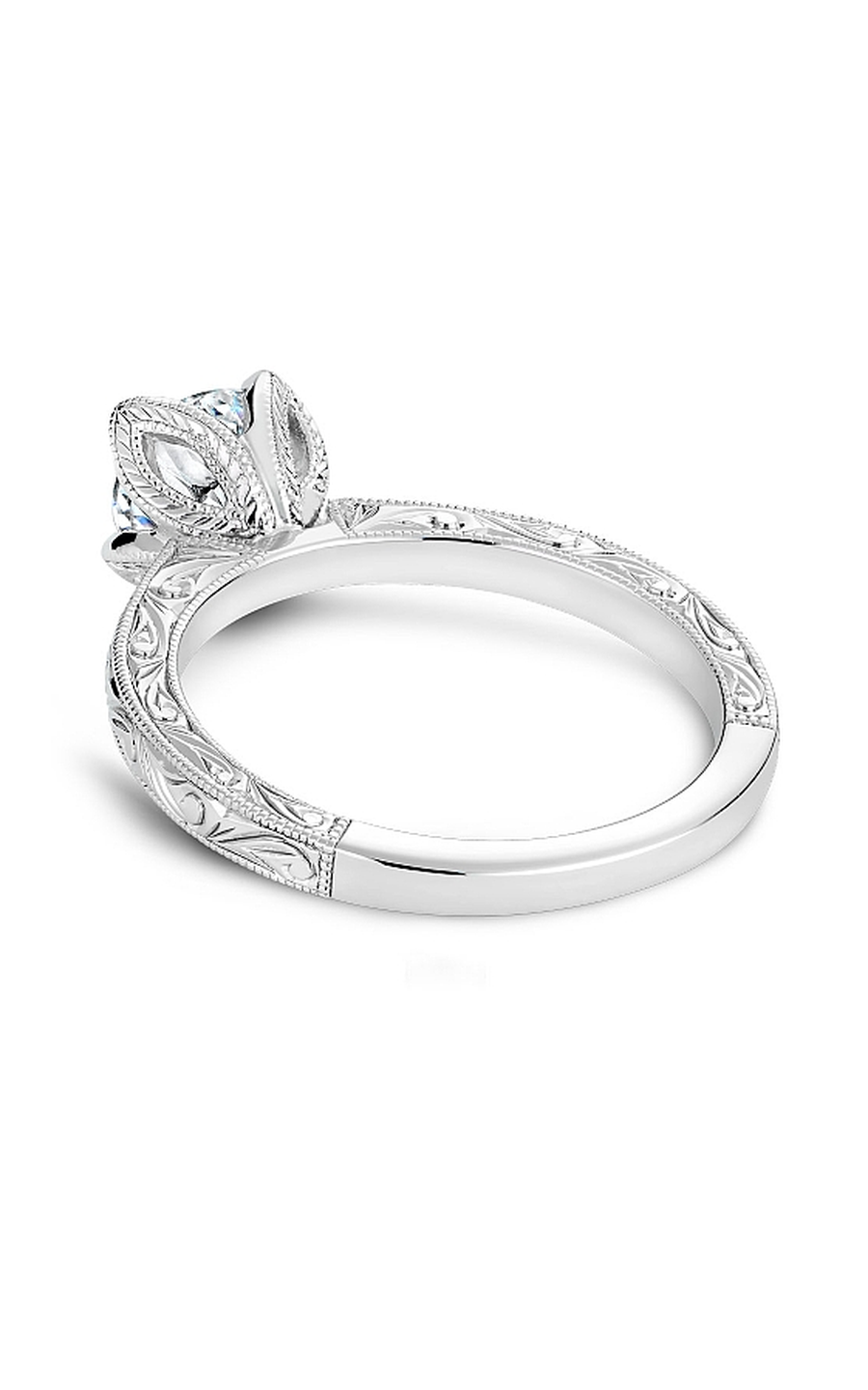 Noam Carver Floral Engagement Ring B019-02EA