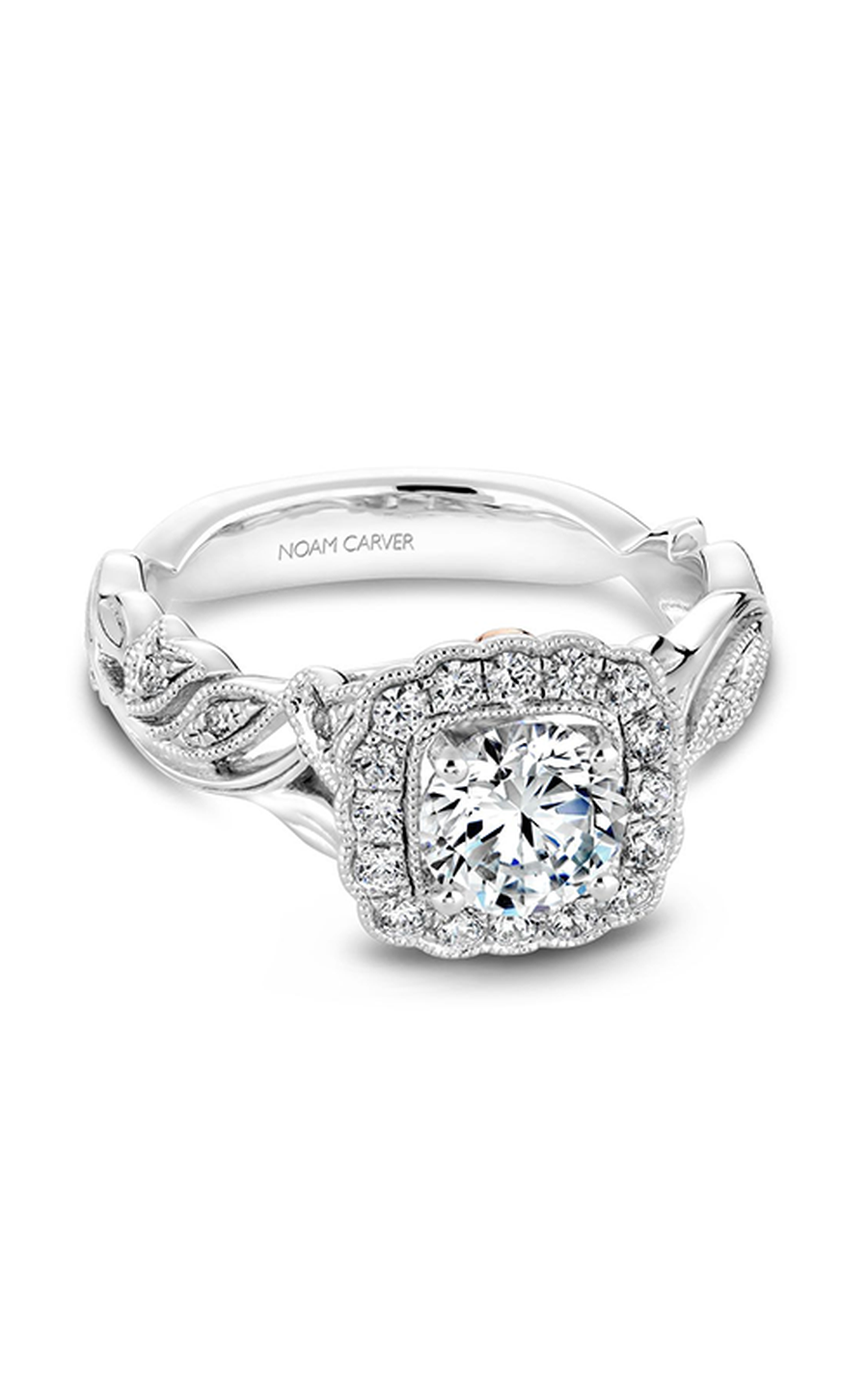 Noam Carver Floral Engagement Ring B075-01A