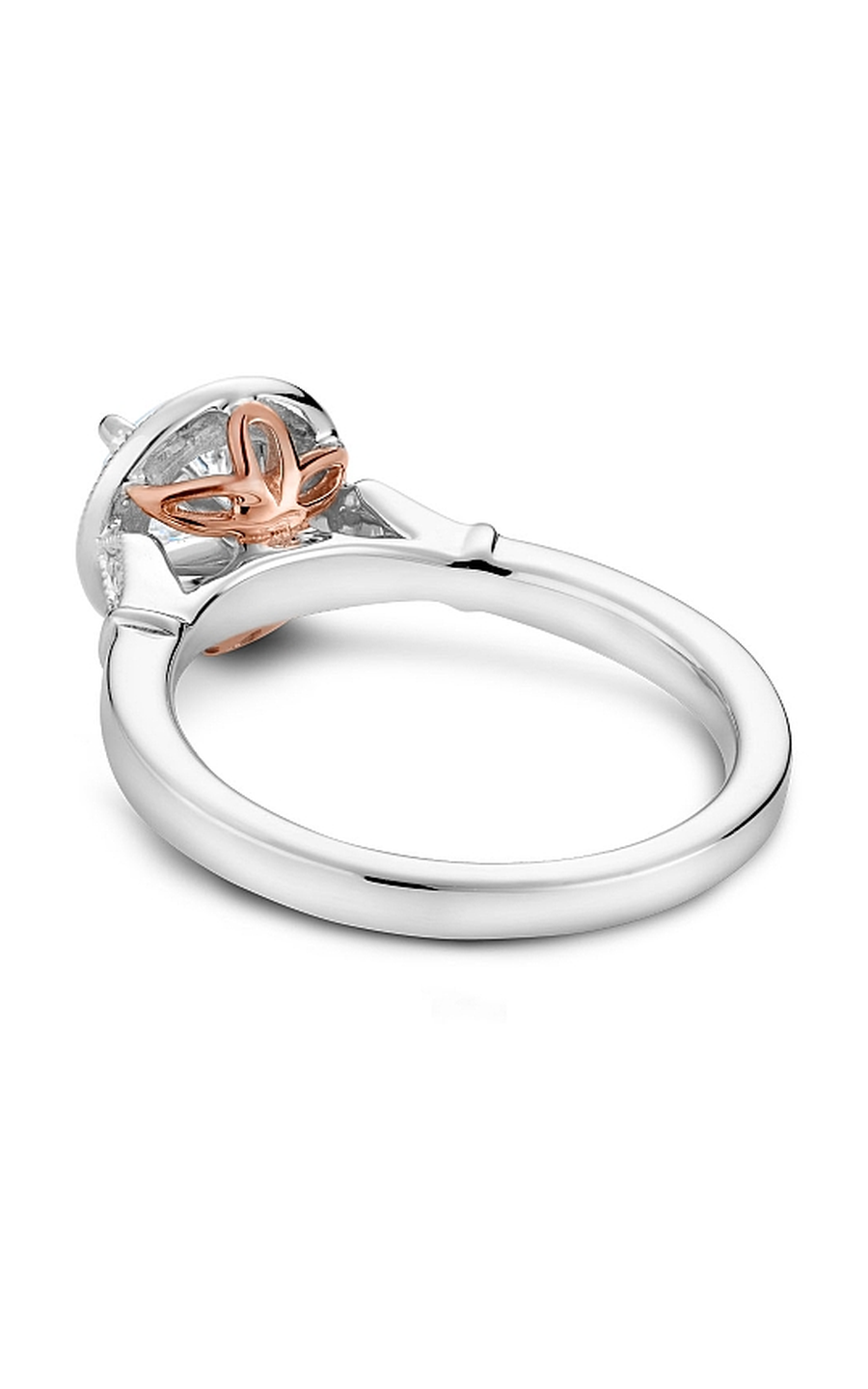 Noam Carver Floral Engagement Ring B077-01A