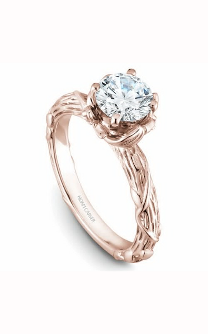 Noam Carver Floral Engagement Ring B081-01RA