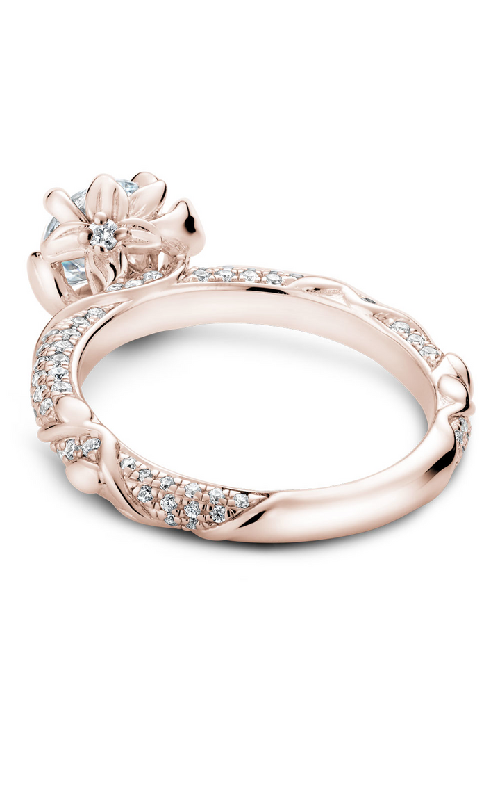 Noam Carver Floral Engagement Ring B081-02RA