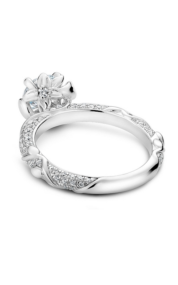 Noam Carver Floral Engagement Ring B081-02A