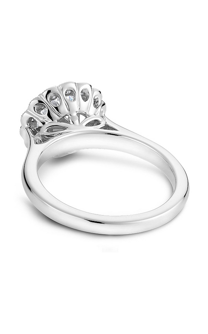 Noam Carver Floral Engagement Ring B086-01A