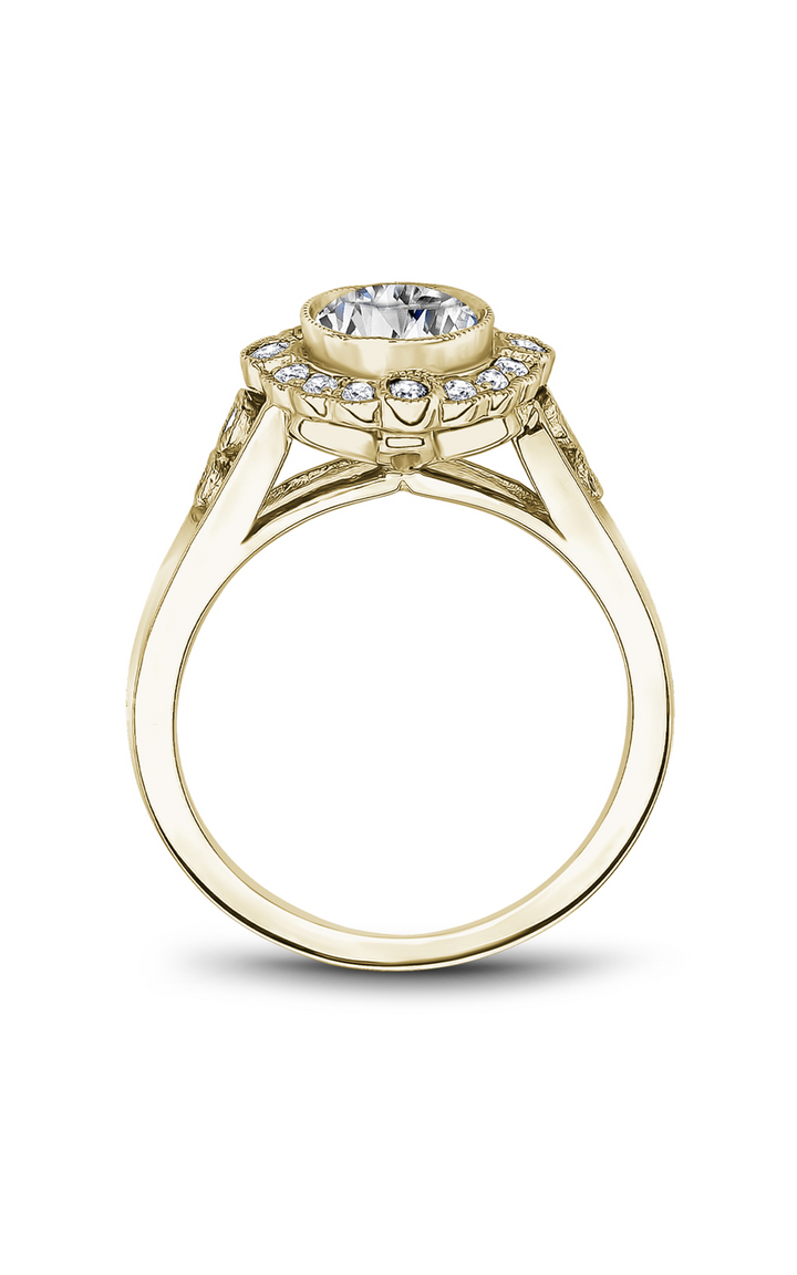 Noam Carver Floral Engagement Ring B091-01YA